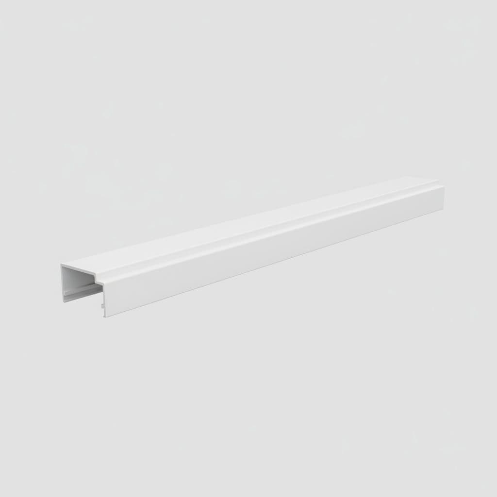 ARM 10' AXIOM BOTTOM TRIM STRAIGHT (1) WHITE