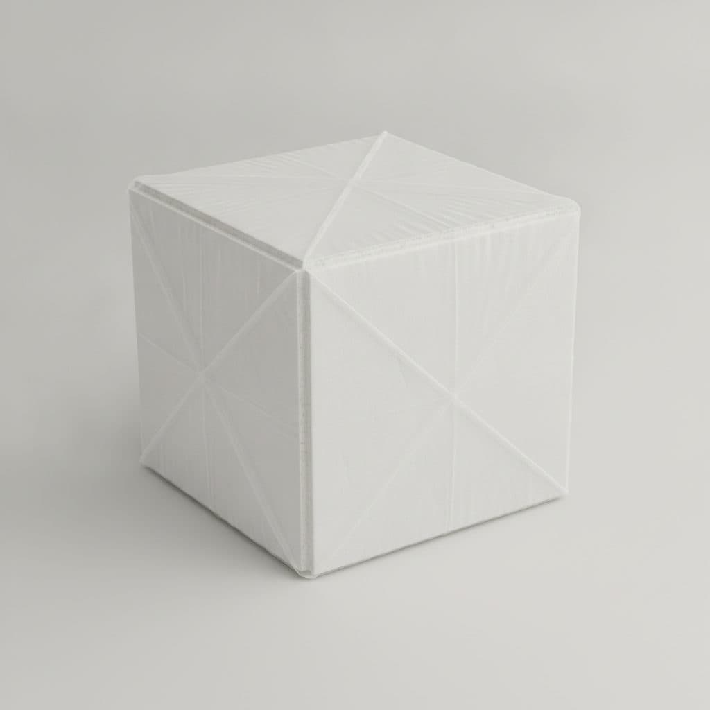 ARM MESA 3/4" 2X2 SQ L/I HGP 15/16" WHITE 48SF