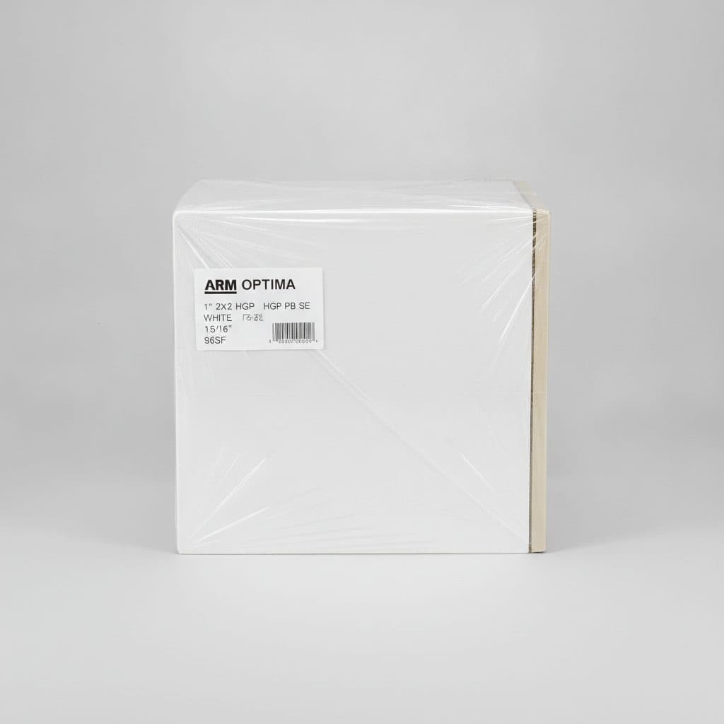 ARM OPTIMA 1" 2X2 HGP PB SE WHITE 15/16" 96SF