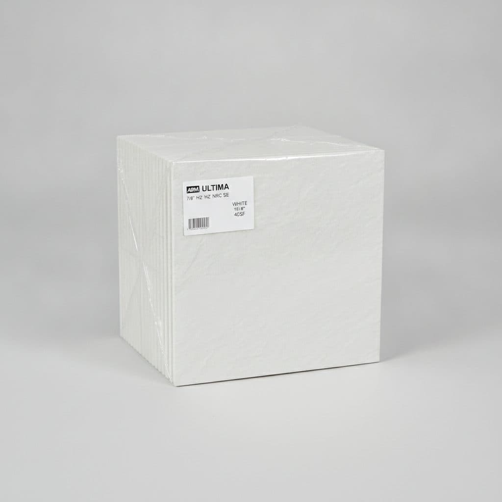 ARM ULTIMA 7/8" 2X2 HZ NRC SE WHITE 15/16" 40SF