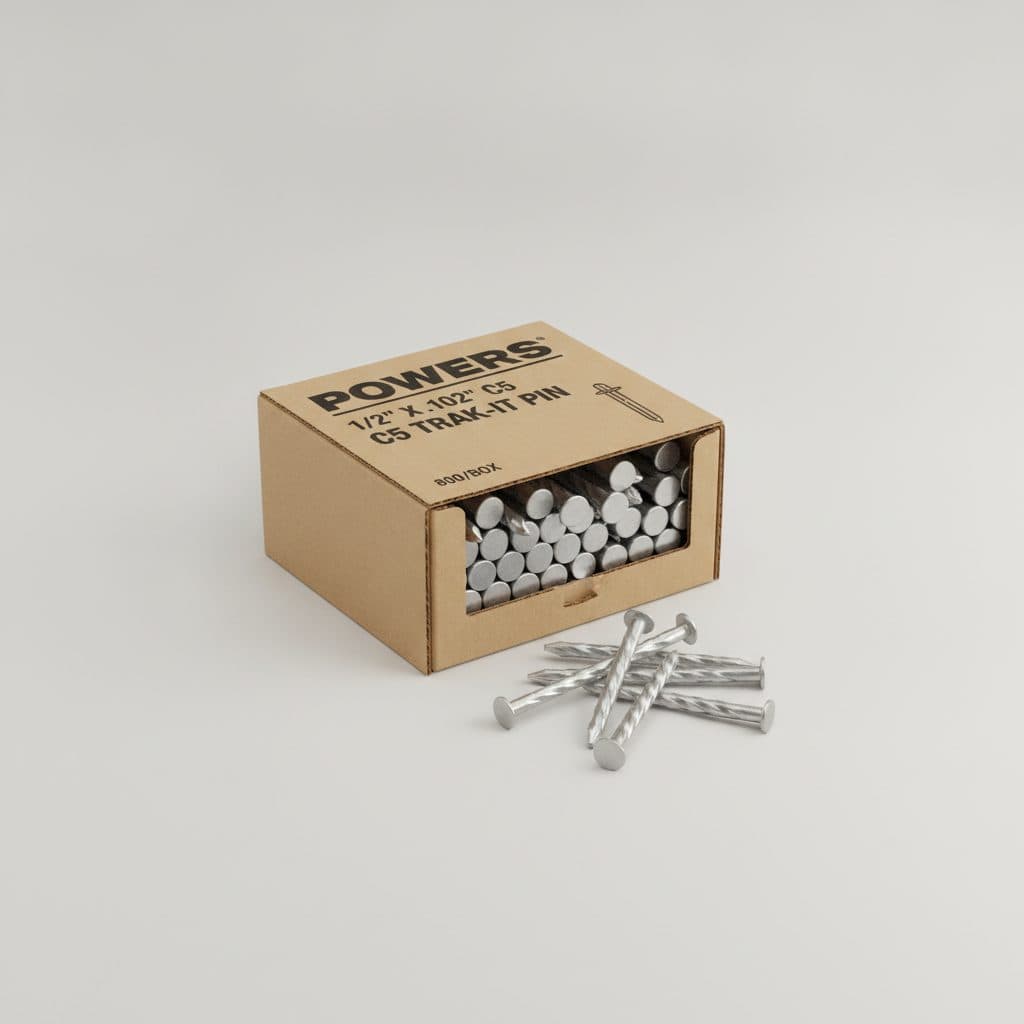 POWERS 1/2"X.102" C5 TRAK-IT PIN 800/BOX